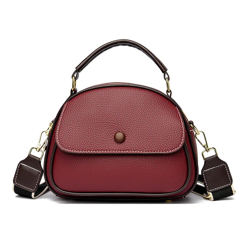 Women's High Quality Leather Shoulder Crossbody Bag Fashion Small Tote Sac Luxury Ladies Handbag 2023 Trend Female Messenger Bag