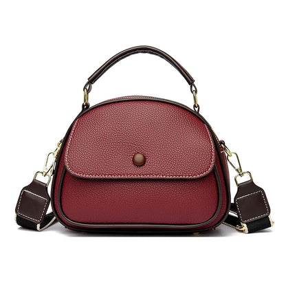 Women's High Quality Leather Shoulder Crossbody Bag Fashion Small Tote Sac Luxury Ladies Handbag 2023 Trend Female Messenger Bag