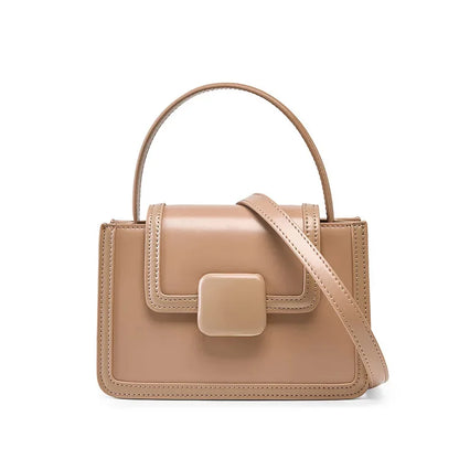 Women's High-end Genuine Leather Messenger New Cute One-shoulder Small Texture Niche Fashion Handbags Underarm Bag
