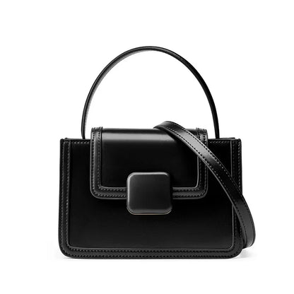 Women's High-end Genuine Leather Messenger New Cute One-shoulder Small Texture Niche Fashion Handbags Underarm Bag