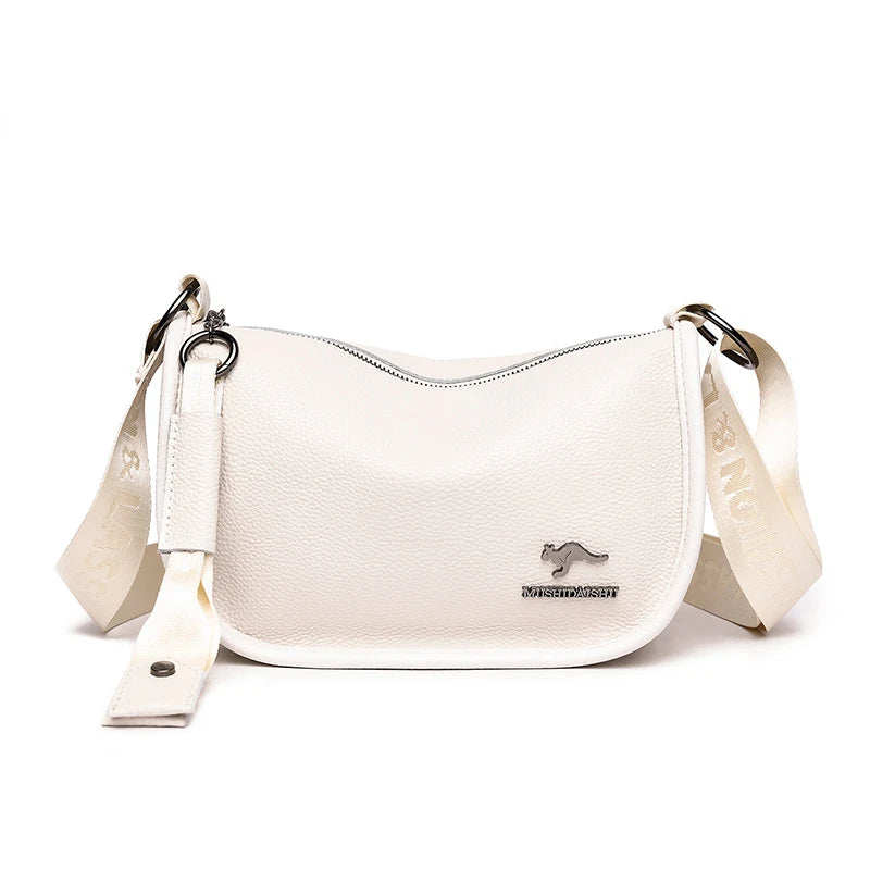 Women's Large Capacity Genuine Leather Shoulder Messenger Bags Luxury Cowhide Women Handbags Designer Female Crossbody Tote Sac