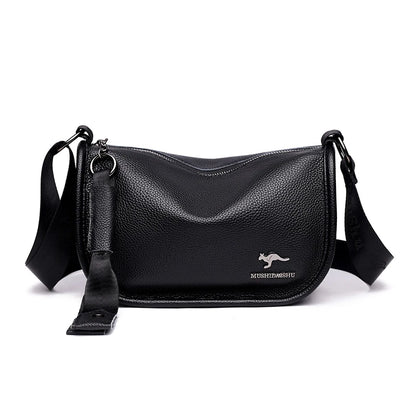 Women's Large Capacity Genuine Leather Shoulder Messenger Bags Luxury Cowhide Women Handbags Designer Female Crossbody Tote Sac