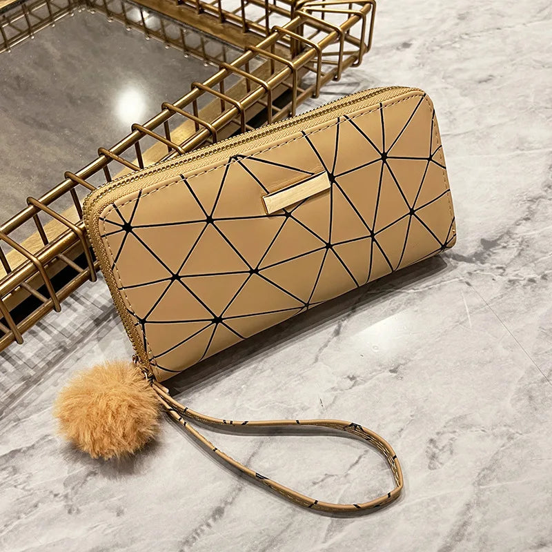 Women's Leather Wallet Woman Luxury Long Wallets Fashion Women Purses Money Bags Handbags Womens Purse Cards Holder