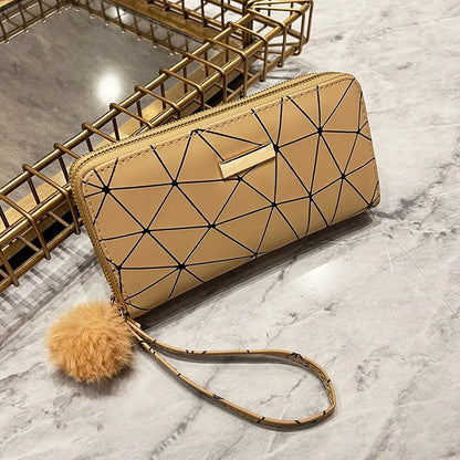 Women's Leather Wallet Woman Luxury Long Wallets Fashion Women Purses Money Bags Handbags Womens Purse Cards Holder