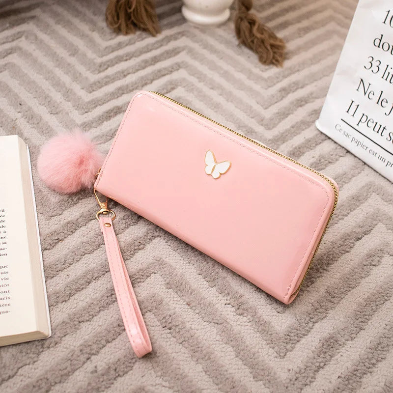 Women's Leather Wallet Woman Luxury Long Wallets Fashion Women Purses Money Bags Handbags Womens Purse Cards Holder