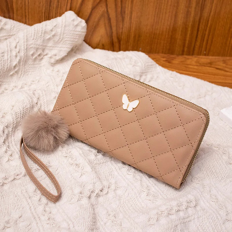 Women's Leather Wallet Woman Luxury Long Wallets Fashion Women Purses Money Bags Handbags Womens Purse Cards Holder