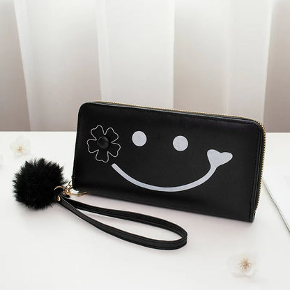 Women's Leather Wallet Woman Luxury Long Wallets Fashion Women Purses Money Bags Handbags Womens Purse Cards Holder