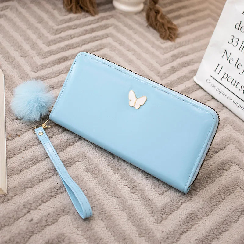 Women's Leather Wallet Woman Luxury Long Wallets Fashion Women Purses Money Bags Handbags Womens Purse Cards Holder