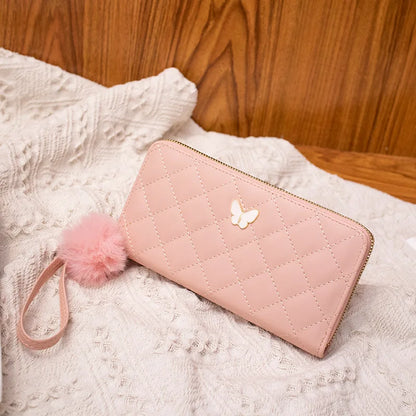 Women's Leather Wallet Woman Luxury Long Wallets Fashion Women Purses Money Bags Handbags Womens Purse Cards Holder