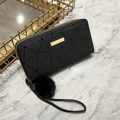 Women's Leather Wallet Woman Luxury Long Wallets Fashion Women Purses Money Bags Handbags Womens Purse Cards Holder