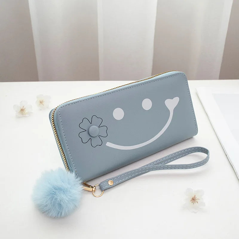 Women's Leather Wallet Woman Luxury Long Wallets Fashion Women Purses Money Bags Handbags Womens Purse Cards Holder
