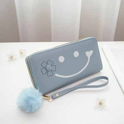 Women's Leather Wallet Woman Luxury Long Wallets Fashion Women Purses Money Bags Handbags Womens Purse Cards Holder