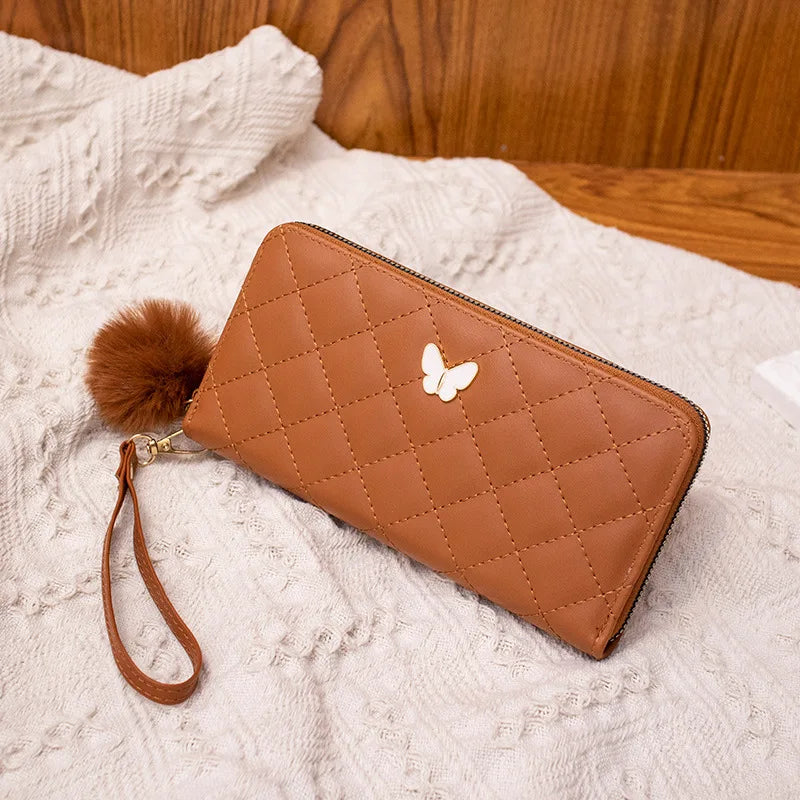 Women's Leather Wallet Woman Luxury Long Wallets Fashion Women Purses Money Bags Handbags Womens Purse Cards Holder
