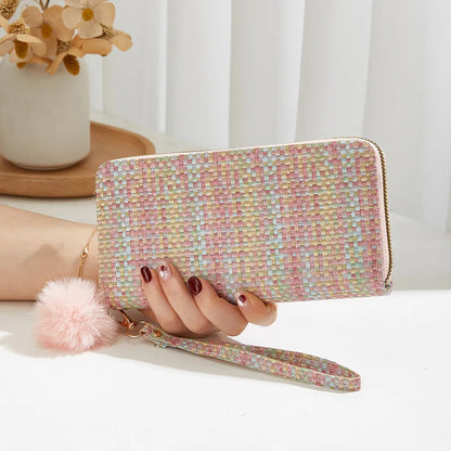Women's Leather Wallet Woman Luxury Long Wallets Fashion Women Purses Money Bags Handbags Womens Purse Cards Holder