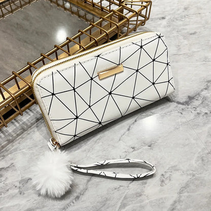Women's Leather Wallet Woman Luxury Long Wallets Fashion Women Purses Money Bags Handbags Womens Purse Cards Holder