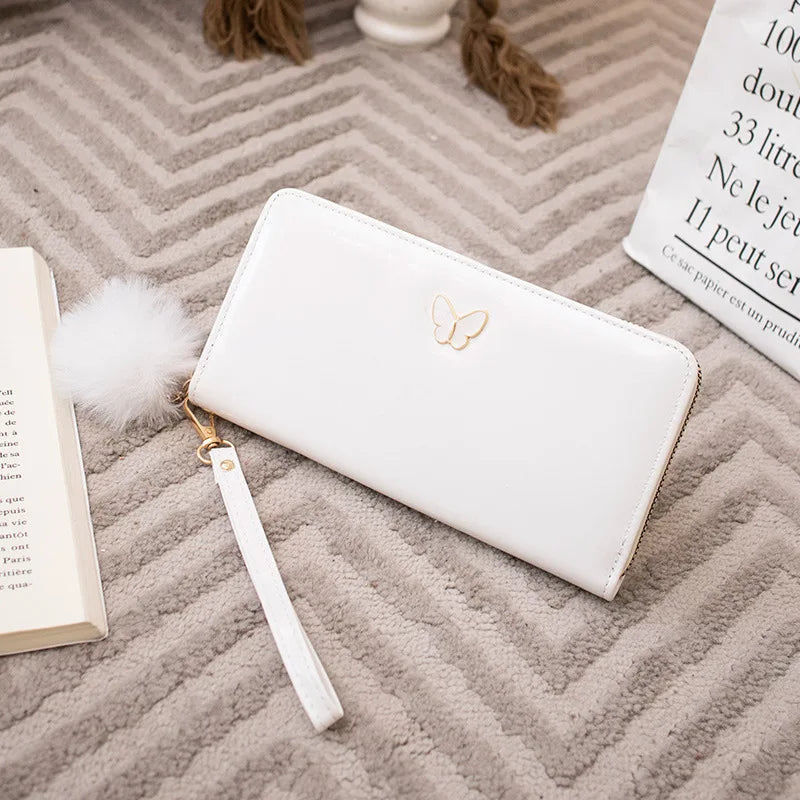 Women's Leather Wallet Woman Luxury Long Wallets Fashion Women Purses Money Bags Handbags Womens Purse Cards Holder