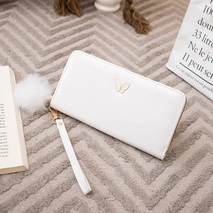 Women's Leather Wallet Woman Luxury Long Wallets Fashion Women Purses Money Bags Handbags Womens Purse Cards Holder