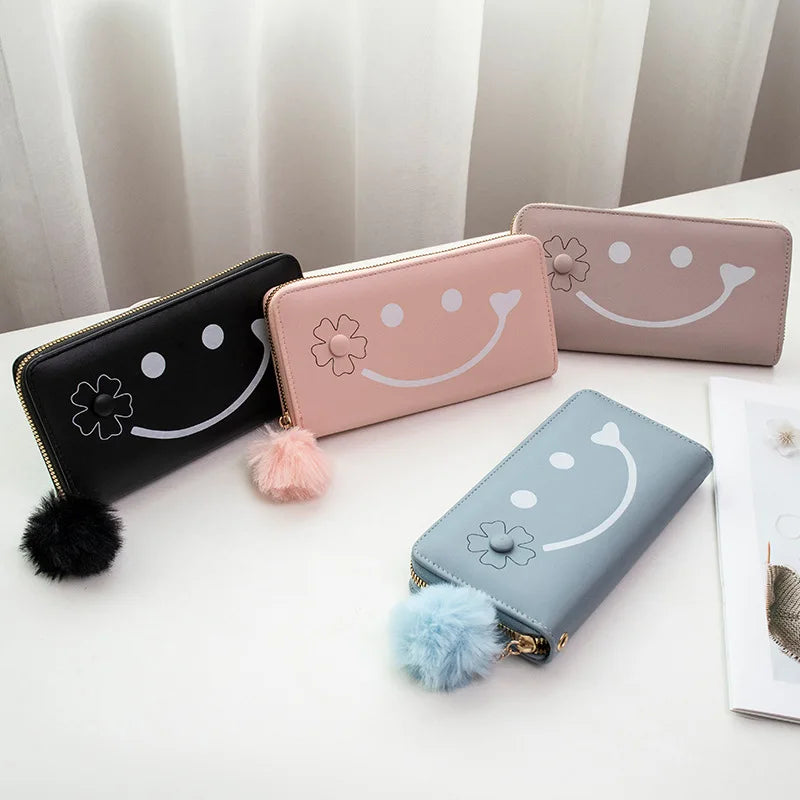 Women's Leather Wallet Woman Luxury Long Wallets Fashion Women Purses Money Bags Handbags Womens Purse Cards Holder
