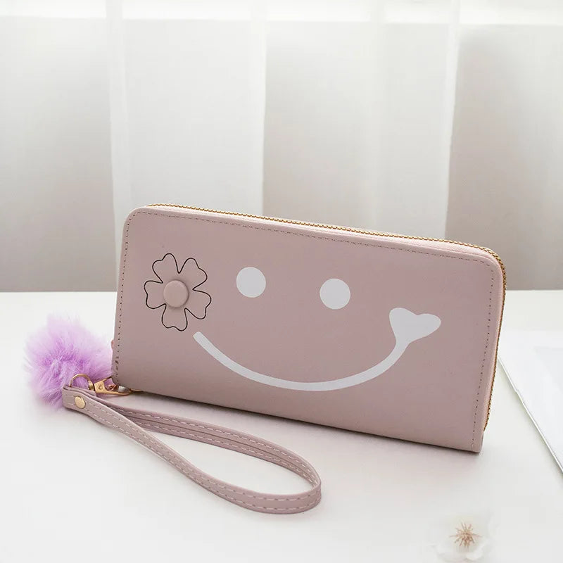 Women's Leather Wallet Woman Luxury Long Wallets Fashion Women Purses Money Bags Handbags Womens Purse Cards Holder