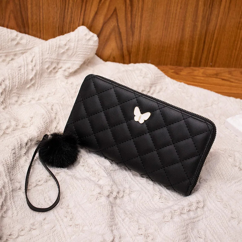 Women's Leather Wallet Woman Luxury Long Wallets Fashion Women Purses Money Bags Handbags Womens Purse Cards Holder