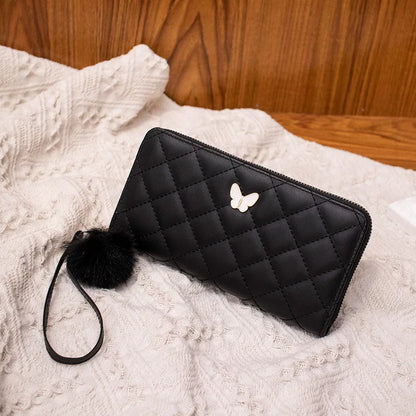 Women's Leather Wallet Woman Luxury Long Wallets Fashion Women Purses Money Bags Handbags Womens Purse Cards Holder