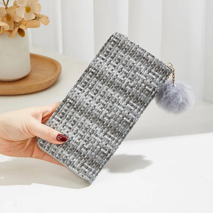 Women's Leather Wallet Woman Luxury Long Wallets Fashion Women Purses Money Bags Handbags Womens Purse Cards Holder