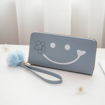 Women's Leather Wallet Woman Luxury Long Wallets Fashion Women Purses Money Bags Handbags Womens Purse Cards Holder
