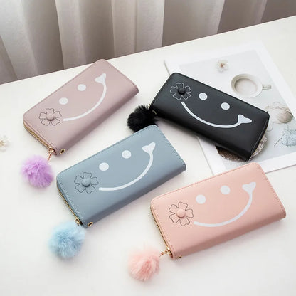 Women's Leather Wallet Woman Luxury Long Wallets Fashion Women Purses Money Bags Handbags Womens Purse Cards Holder