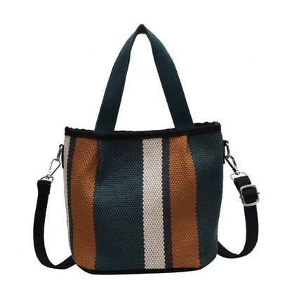 Women's Leisure Canvas Crossbody Bags Female Tote Bags Designer Light Soft Large-capacity Ladies Fashion Versatile Shoulder Bags