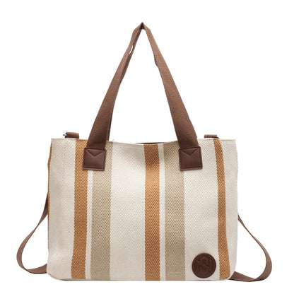 Women's Leisure Canvas Shoulder Bag Designer High Quality Female Light Crossbody Bag Large-capacity Ladies Fashion Shopping Bags