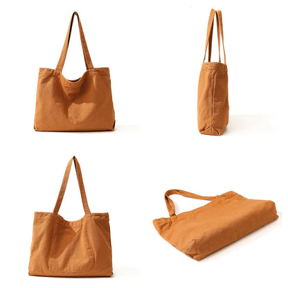 Women's Leisure Canvas Shoulder Bags Retro Large-capacity Handbags Designer High Quality Fashion Female Versatile Crossbody Bags