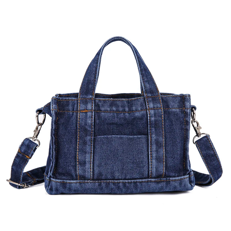 Women's Leisure Denim Crossbody Bags Large-capacity Ladies Fashion Handbags Designer High Quality Female Light Shoulder Bags