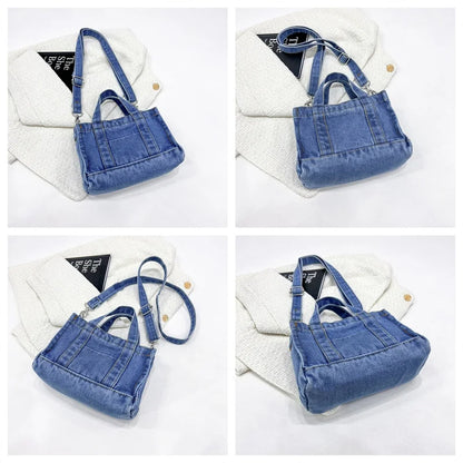 Women's Leisure Denim Crossbody Bags Large-capacity Ladies Fashion Handbags Designer High Quality Female Light Shoulder Bags