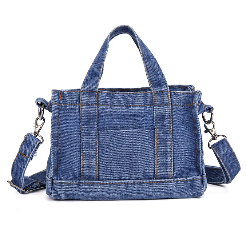 Women's Leisure Denim Crossbody Bags Large-capacity Ladies Fashion Handbags Designer High Quality Female Light Shoulder Bags