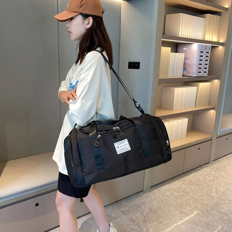 Women's Leisure Fitness Travel Bags High Quality Female Shoulder Bags Waterproof Oxford Large-capacity Ladies Crossbody Bags