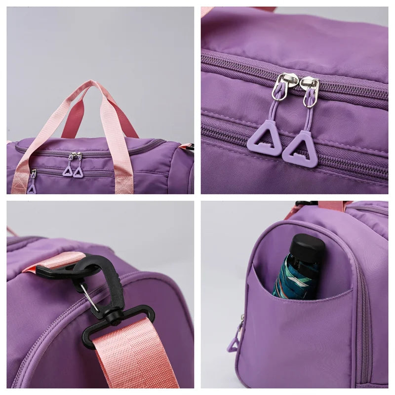 Women's Leisure Fitness Travel Bags High Quality Female Shoulder Bags Waterproof Oxford Large-capacity Ladies Crossbody Bags