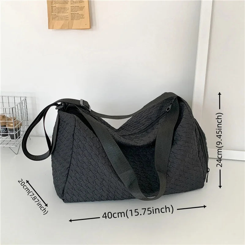 Women's Leisure Fitness Travel Bags Large-capacity Female Fashion Crossbody Bags Designer Waterproof Nylon Ladies Shoulder Bags