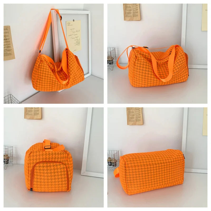 Women's Leisure Fitness Travel Bags Large-capacity Female Fashion Crossbody Bags Designer Waterproof Nylon Ladies Shoulder Bags