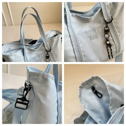 Women's Leisure Shoulder Bags Designer Waterproof Oxford Large-capacity Ladies Crossbody Bags Female Fashion Travel Luggage Bags