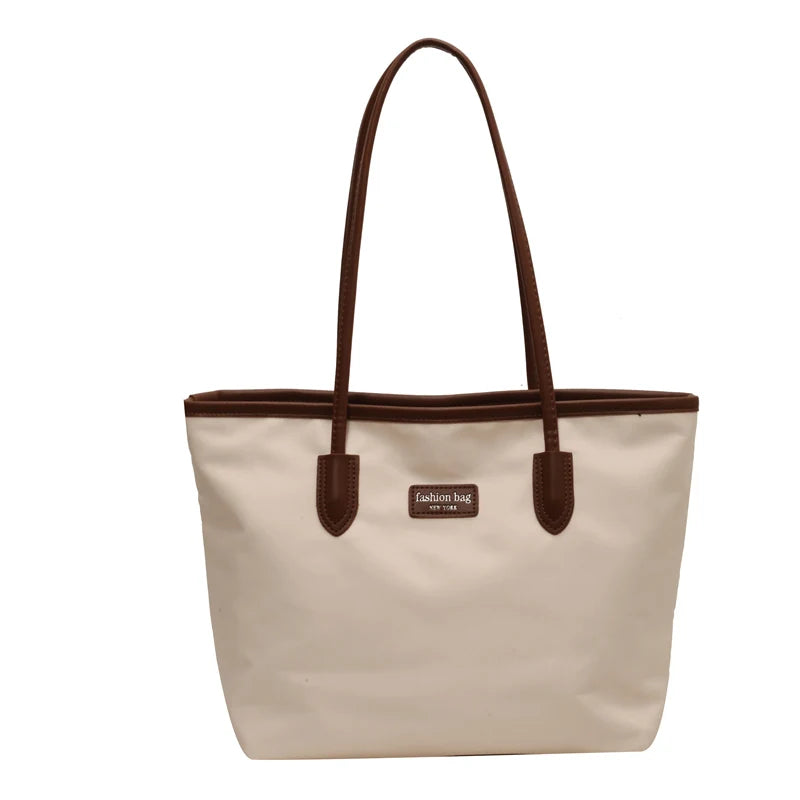 Women's Leisure Shoulder Bags High Quality Waterproof Oxford Female Fashion Handbags Designer Large-capacity Ladies Shopping Bag