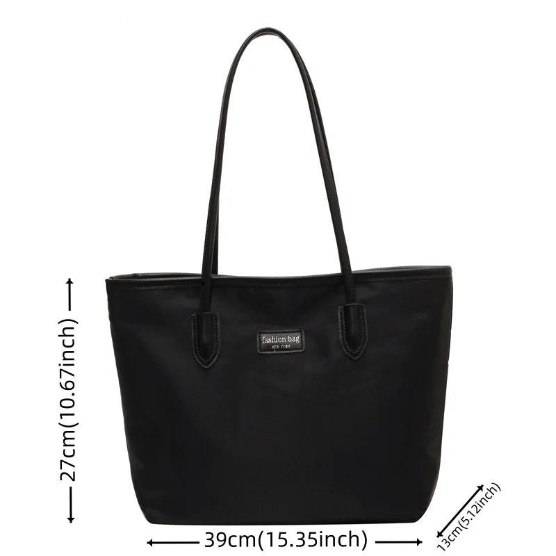 Women's Leisure Shoulder Bags High Quality Waterproof Oxford Female Fashion Handbags Designer Large-capacity Ladies Shopping Bag
