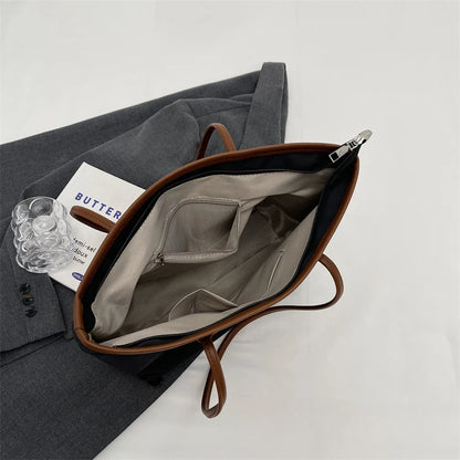 Women's Leisure Shoulder Bags High Quality Waterproof Oxford Female Fashion Handbags Designer Large-capacity Ladies Shopping Bag