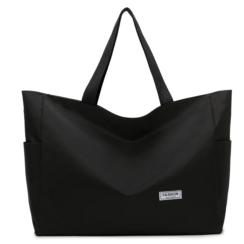 Women's Leisure Shoulder Bags Waterproof Oxford Ladies Fashion Fitness Travel Bags Designer Large-capacity Female Light Handbags
