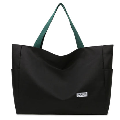 Women's Leisure Shoulder Bags Waterproof Oxford Ladies Fashion Fitness Travel Bags Designer Large-capacity Female Light Handbags