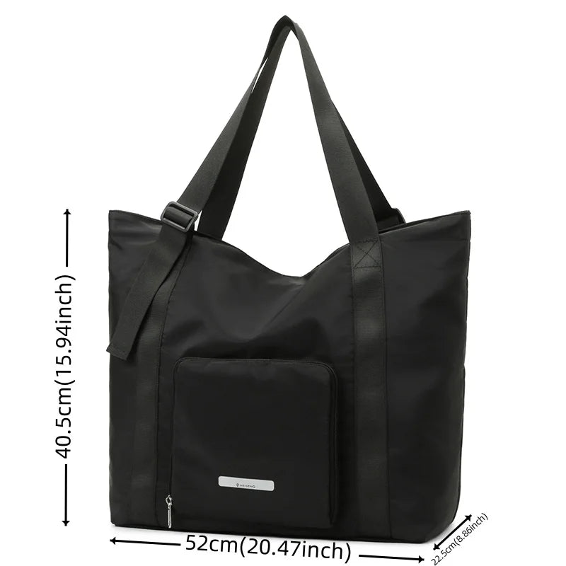 Women's Leisure Sports Travel Bags Large-capacity Female Trend Handbags Designer Waterproof Oxford Ladies Fashion Shoulder Bags