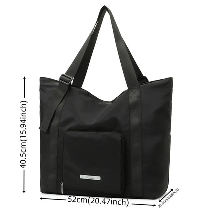 Women's Leisure Sports Travel Bags Large-capacity Female Trend Handbags Designer Waterproof Oxford Ladies Fashion Shoulder Bags
