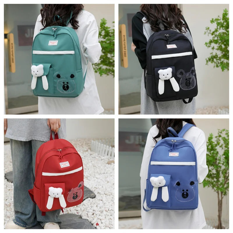 Women's Leisure Travel Knapsack Waterproof Nylon Large-capacity Female Fashion Student School Bag Designer High Quality Backpack