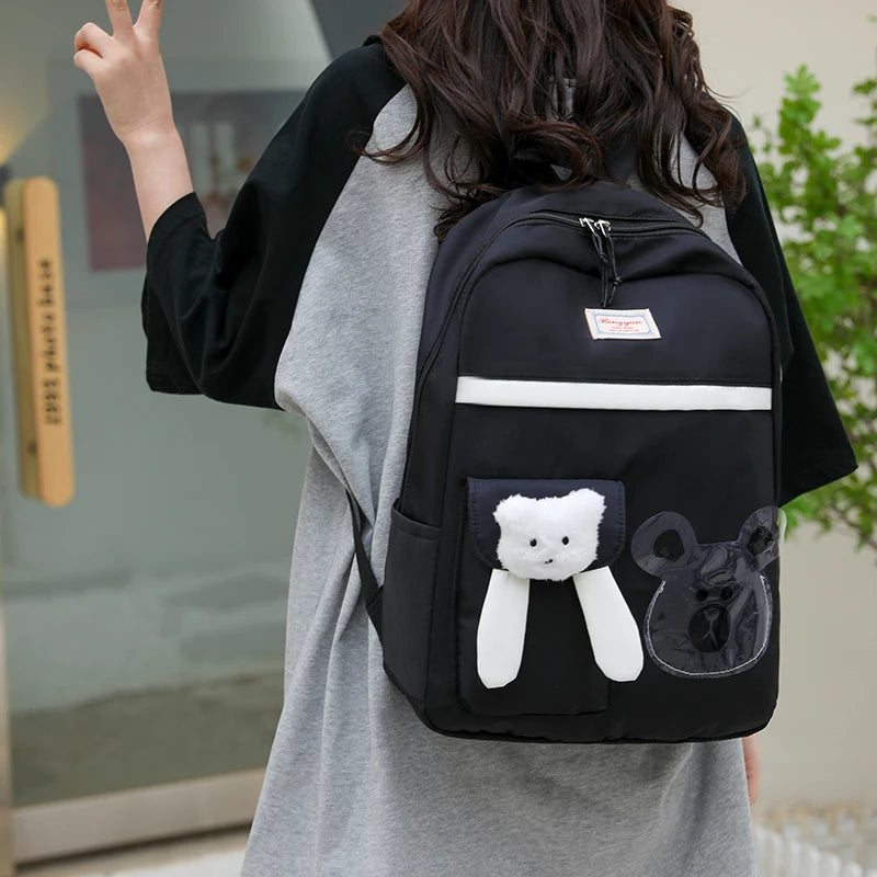 Women's Leisure Travel Knapsack Waterproof Nylon Large-capacity Female Fashion Student School Bag Designer High Quality Backpack