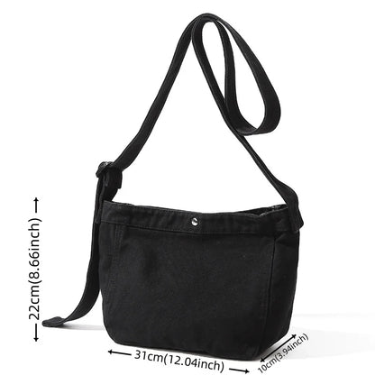 Women's Leisure Trend Crossbody Bags Designer Large-capacity Canvas Ladies Outdoor Travel Fashion Retro Shoulder Bags Small Bags