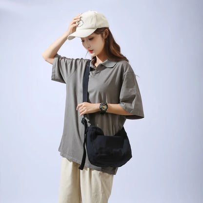 Women's Leisure Trend Crossbody Bags Designer Large-capacity Canvas Ladies Outdoor Travel Fashion Retro Shoulder Bags Small Bags